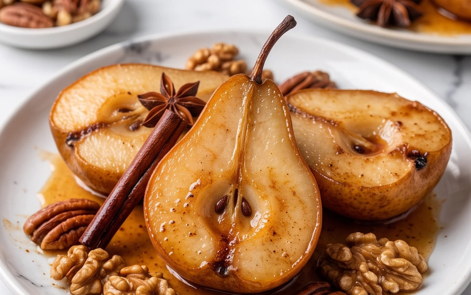Roasted Pears Simple Sweet & Delicious Dessert