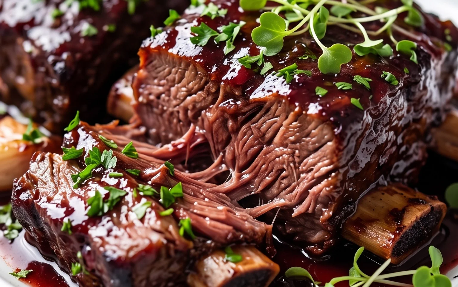 Red Grape Juice Braised Short Ribs in Dutch Oven