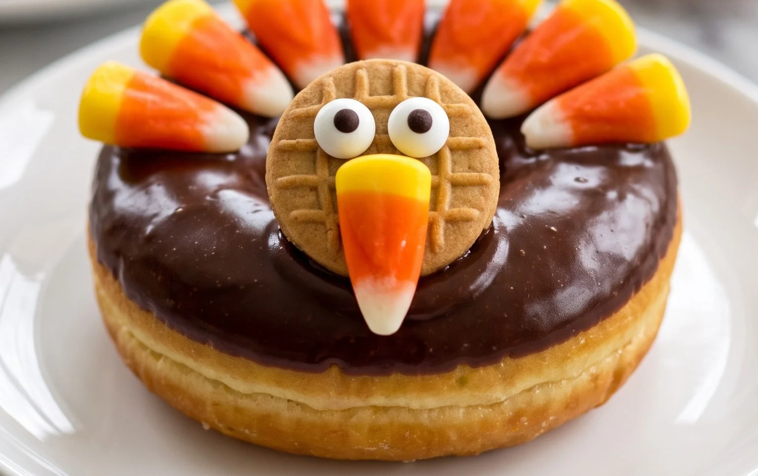 Turkey Donuts - Thanksgiving Treats for Kids