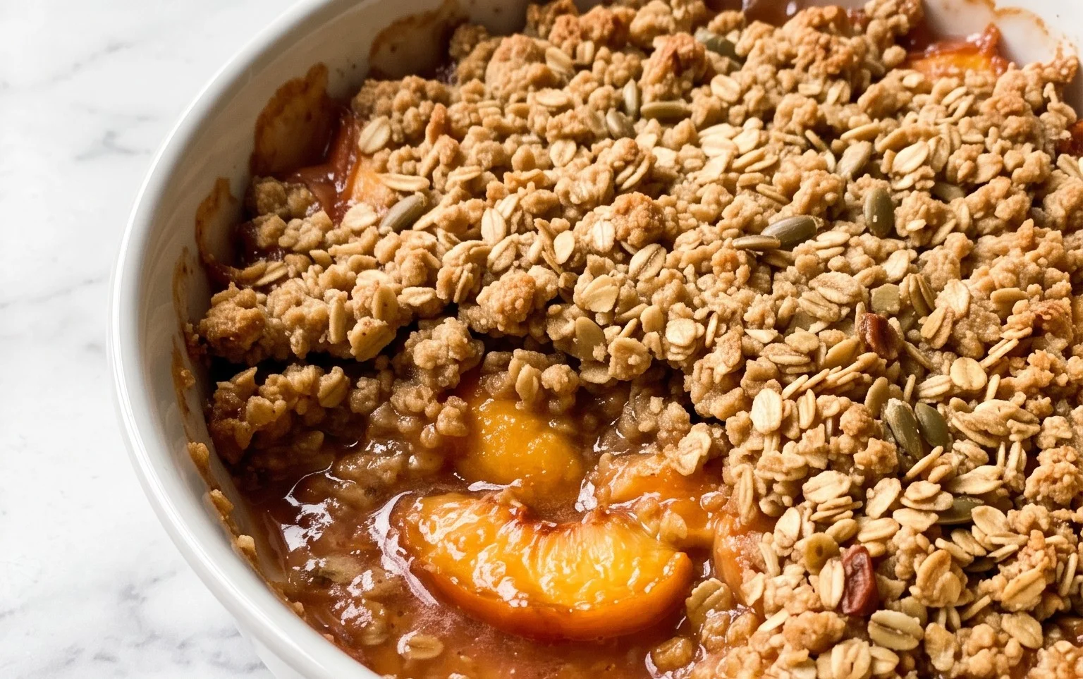 Gluten-Free Vegan Peach Crisp Recipe