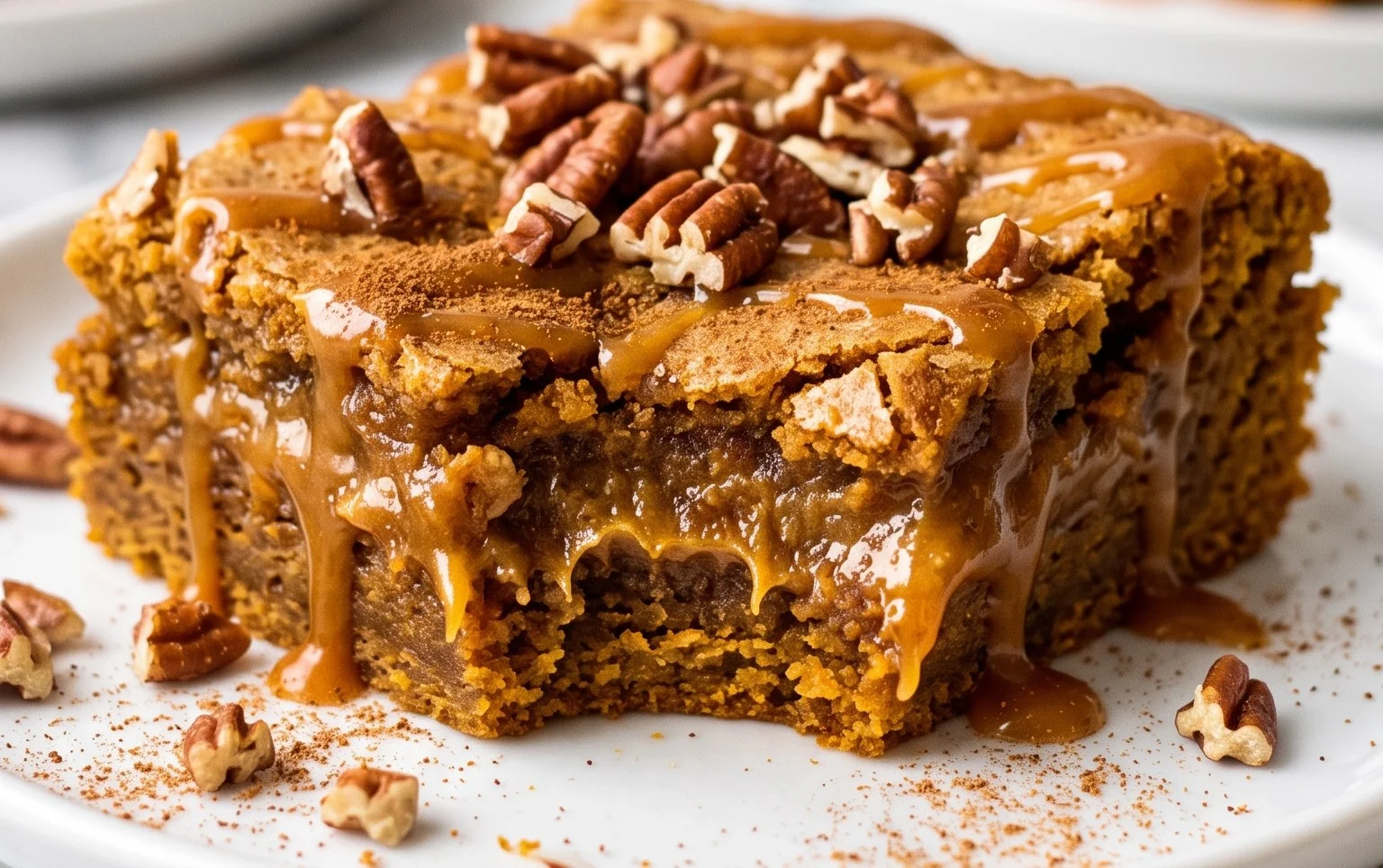 Pumpkin Blondies