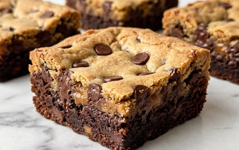 Ultimate Brookie Bars-Cookie Brownie Perfection
