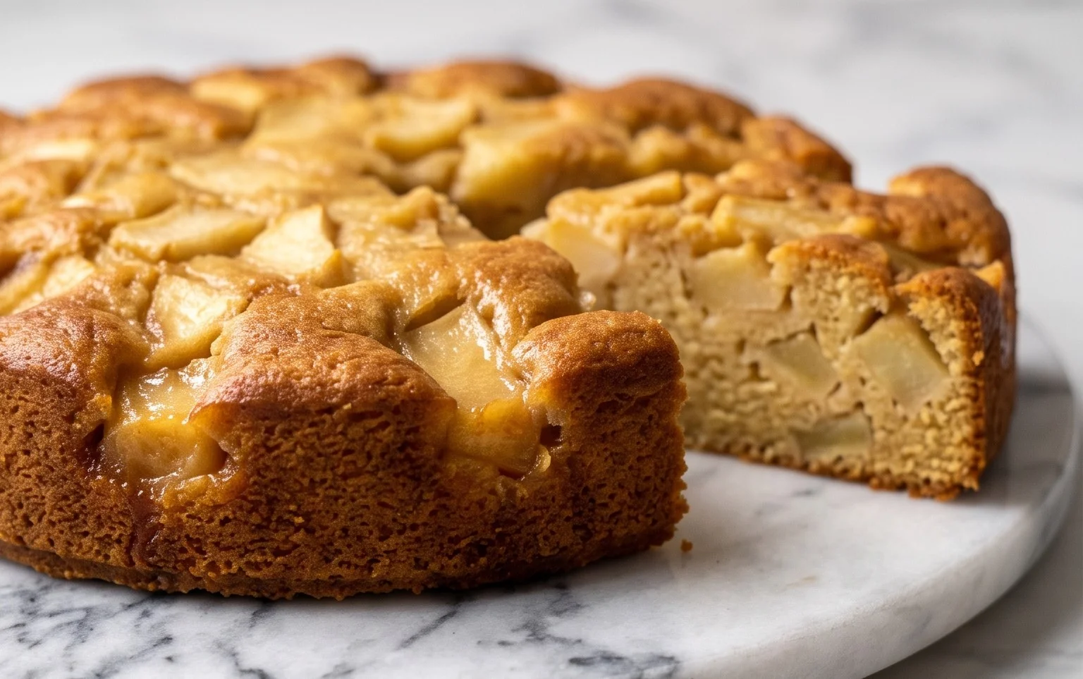 Easy French Apple Cake – Tender & Rum Extract Infused