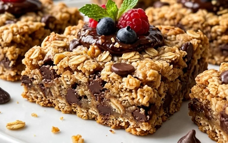 Oatmeal Chocolate Chip Bars