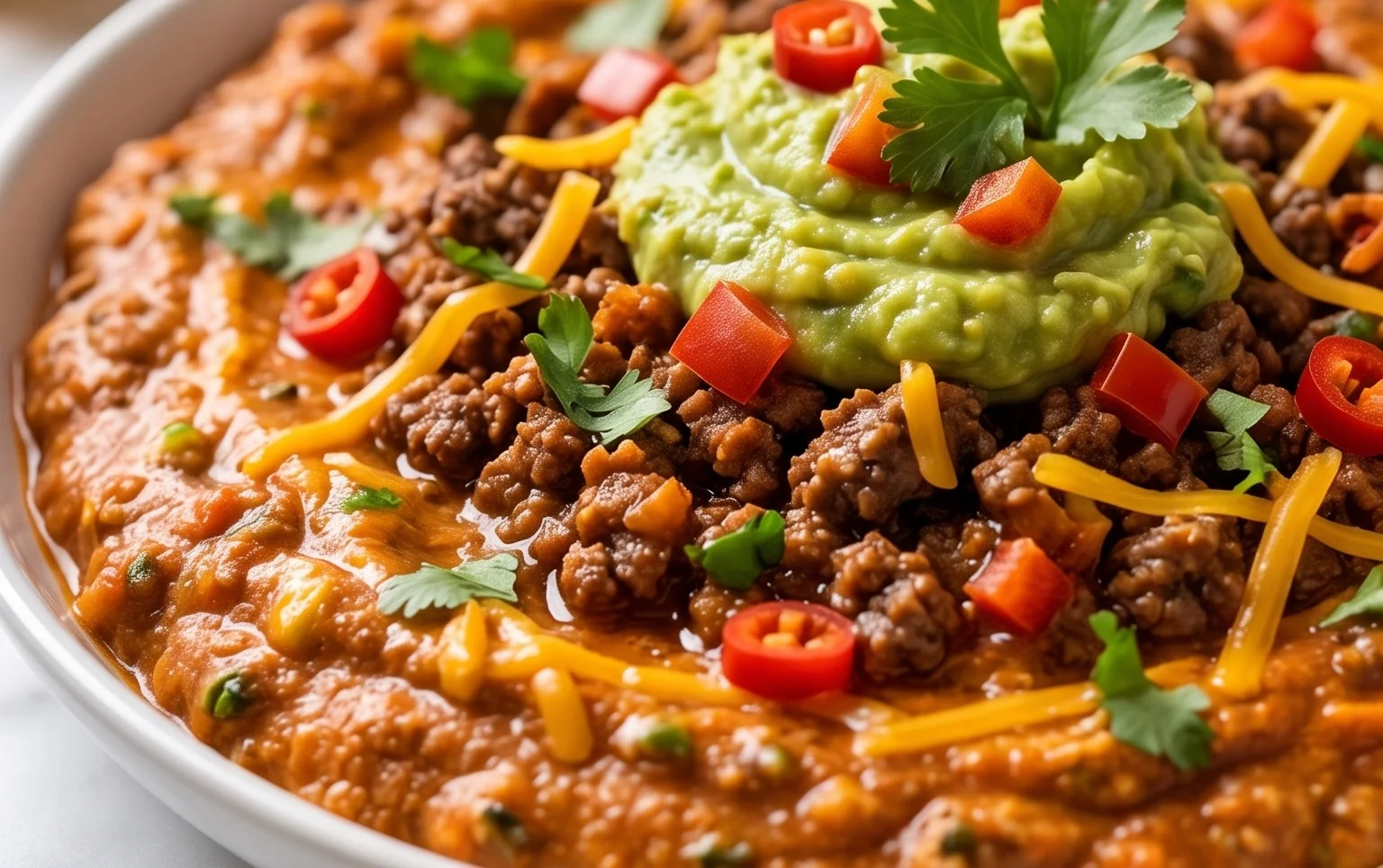 Halloween Taco Dip