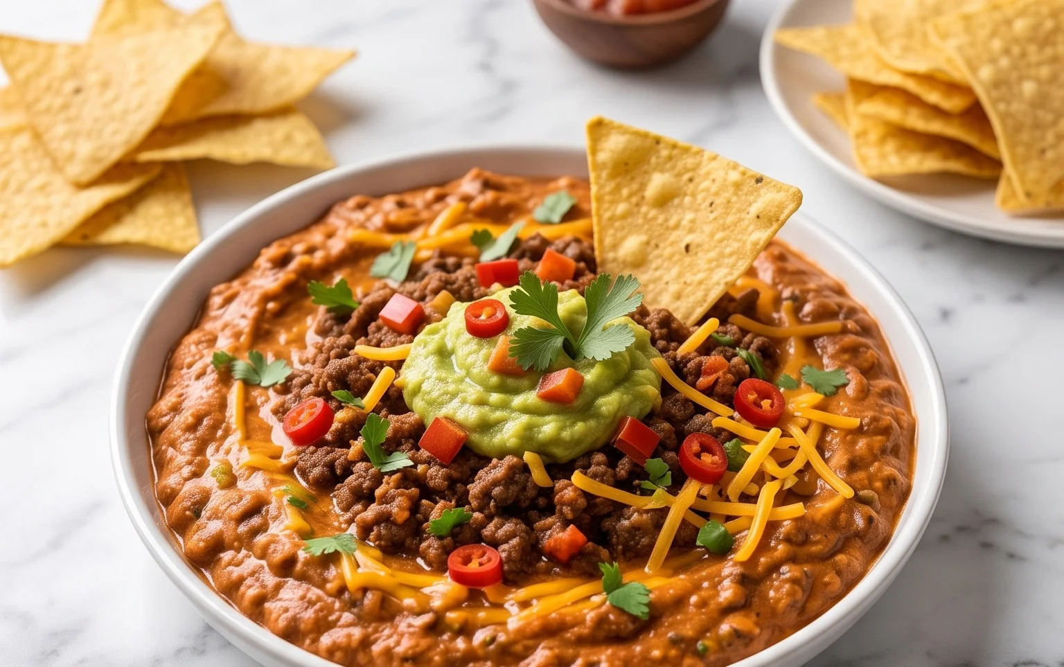 Easy Halloween Taco Dip Recipe