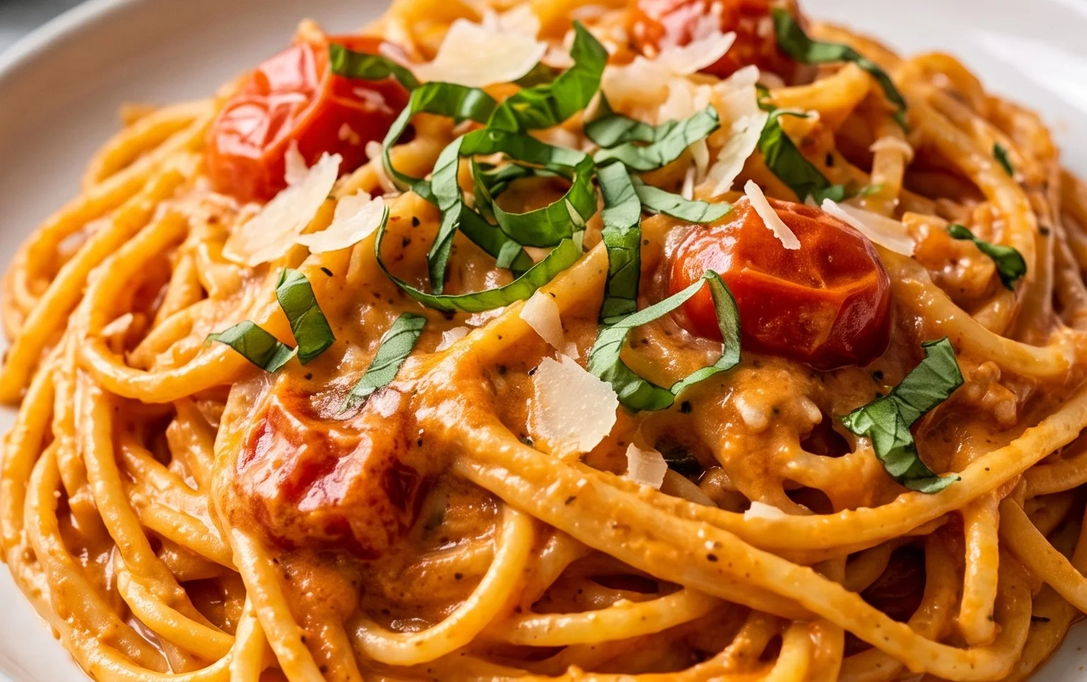 Easy One Pot Creamy Tomato Pasta