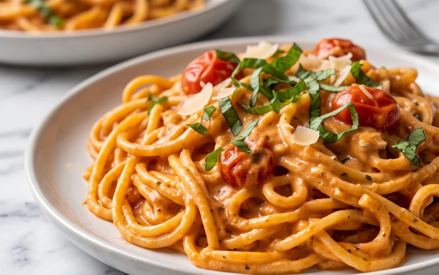Easy One Pot Creamy Tomato Pasta Recipe