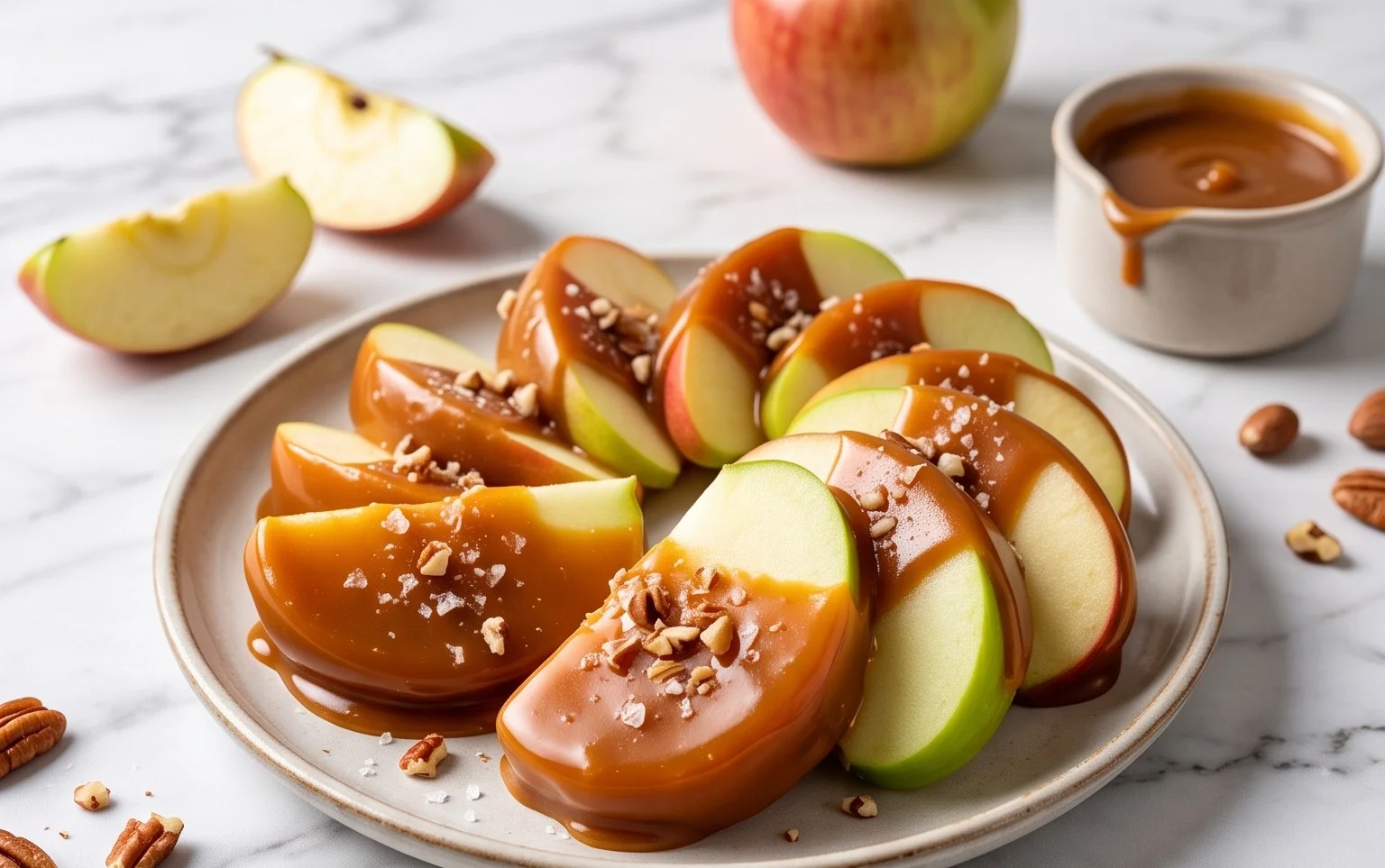 Easy Caramel Apple Slices Recipe